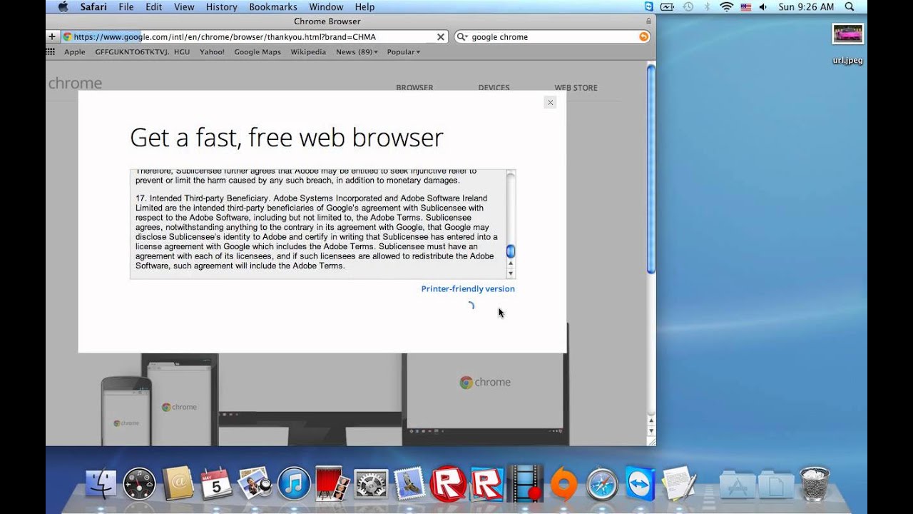 Download google chrome on mac os pro